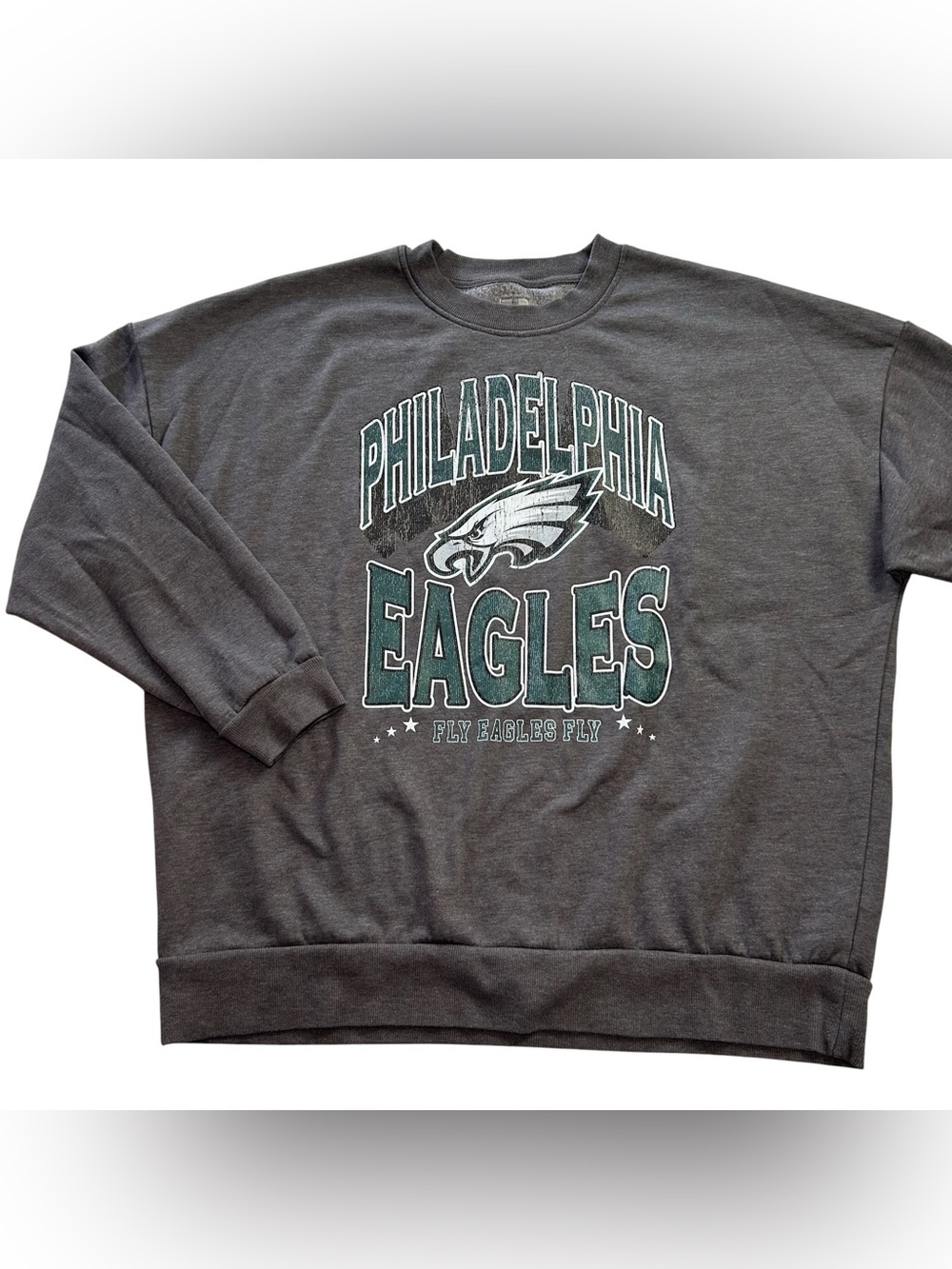 Philadelphia Eagles Gameday Couture Oversized Crewneck Sweatshirt Women’s L